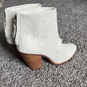 Rag & Bone leather zip up boots